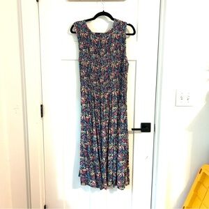 Croft & Barrow Red Floral Midi Sundress